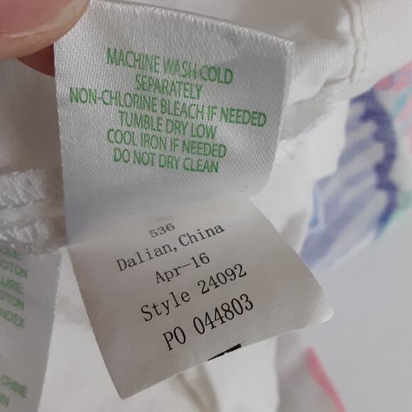 Lilly Pulitzer January Skort Roar of the Seas Coral Ocean Womens 8 Pickleball - Picture 10 of 15